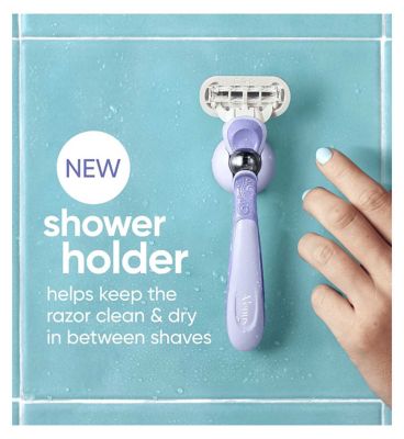 Venus Extra Smooth Swirl Women's Razor Handle + 3 Blades