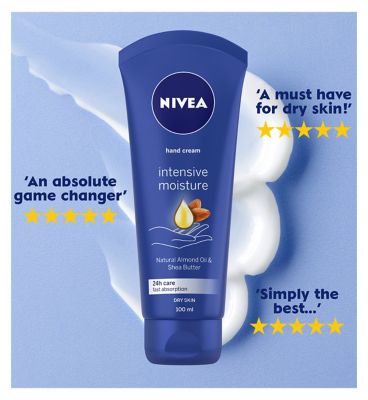 NIVEA Hand Cream Intensive Nourishing Moisturiser 100ml