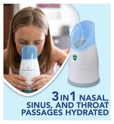 Vicks Personal Steam Inhaler with Two Scent Pads, V1300