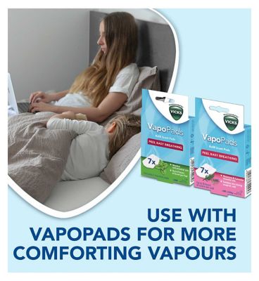 Vicks Personal Steam Inhaler with Two Scent Pads, V1300