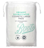 Organic Double Faced Cosmetic Large Cotton Wool Pads 50 Pads