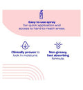 E45 Daily Hydrating Lotion Spray Moisturiser to Repair and Moisturise Dry and Sensitive Skin - 200ml