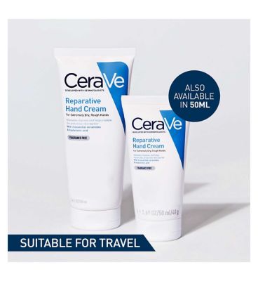 CeraVe Reparative Hand Cream with Ceramides for Extremely Dry, Rough Hands 50ml