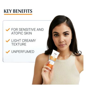 Eucerin Sun Sensitive Protect Face Sun Cream for Sensitive Skin SPF 50+, 50ml
