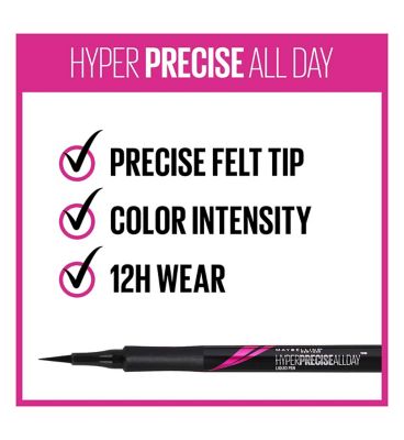 Maybelline Hyper Precise All Day Wear Liquid Eyeliner Matte Black