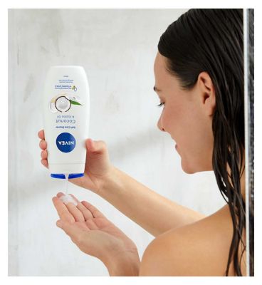 NIVEA Shower Cream Gel, Indulgent Moisture Coconut, 250ml