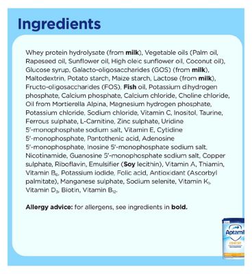 Aptamil Comfort Baby Milk Formula Powder from Birth to 12 Months 800g