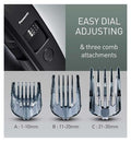 Panasonic Wet & Dry Electric Beard, Hair & Body Trimmer, 3 Attachments, 58 Cutting Lengths, ER-GB86, Sharpest Japanese Blades