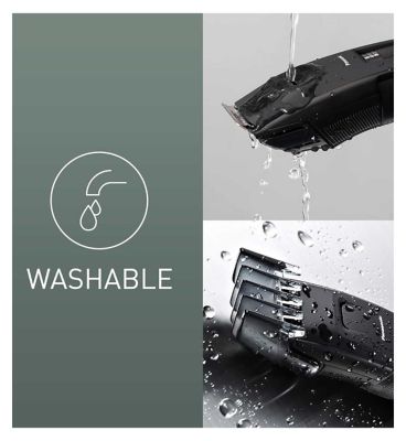 Panasonic Wet & Dry Electric Beard, Hair & Body Trimmer, 3 Attachments, 58 Cutting Lengths, ER-GB86, Sharpest Japanese Blades