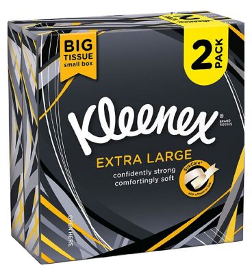 Kleenex® Extra Large Tissues 2 Compact boxes