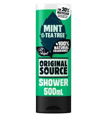 Original Source Mint and Tea Tree Shower Gel Body Wash 500ml