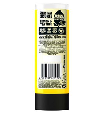 Original Source Lemon & Tea Tree Shower Gel Body Wash 500ml