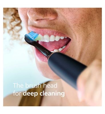Philips Sonicare Premium Plaque Defence BrushSync Enabled Replacement Toothbrush Brush Heads (Black) 4pk HX9044/33