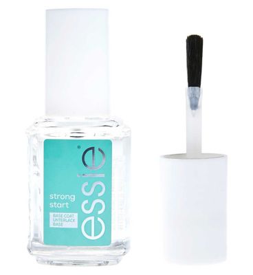 Essie Nail Polish Nail Care Strong Start Ridge Filling, Smoothing Nail Polish Clear Base Coat 13.5ml