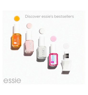 Essie Nail Polish Nail Care Strong Start Ridge Filling, Smoothing Nail Polish Clear Base Coat 13.5ml