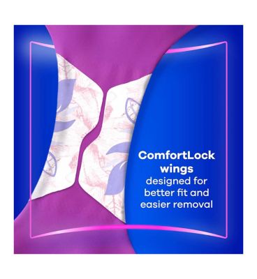 Always Platinum Long Sanitary Towels With Wings 10 Pads