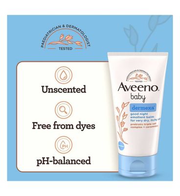 AVEENO® Baby Dermexa Good Night Emollient Balm 75ml
