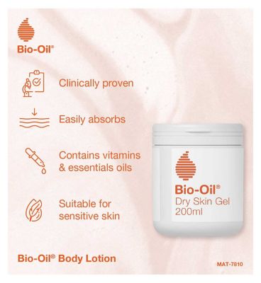 Bio-Oil Dry Skin Gel 200ml - Gel Moisturiser for Body & Face - Restore And Hydrate