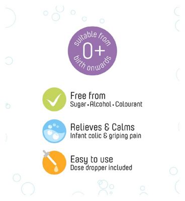 Infacol (Simeticone) Drops Dual Action relief of Colic and Wind 85ml