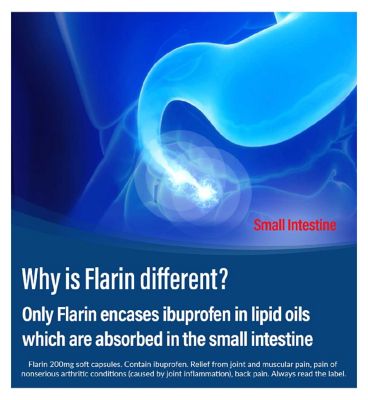 Flarin 200 mg Soft Capsules - 30 Soft Capsules