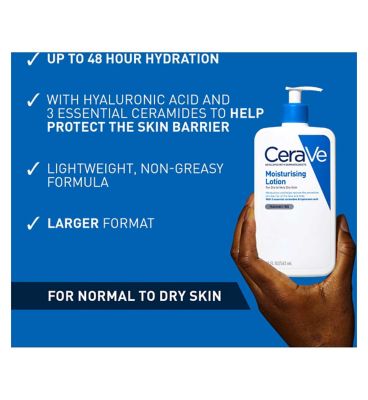 CeraVe Moisturising Lotion with Ceramides for Dry to Very Dry Skin 473ml