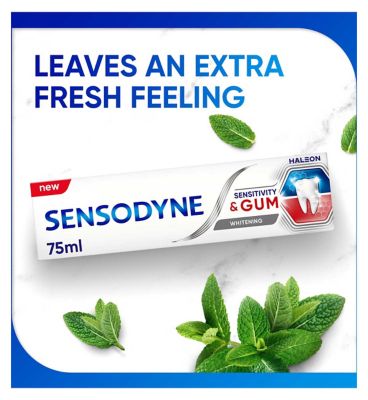 Sensodyne Sensitive Teeth Toothpaste Sensitivity & Gum Whitening 75 ml