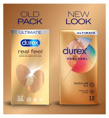 Durex Real Feel Non Latex Condoms  - 12 Pack