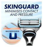 Gillette SkinGuard Sensitive Razor Blade Refills for Men,  8 Blades