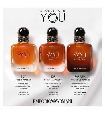 Emporio Armani Stronger With You Intensely Mens Eau de Parfum 100ml