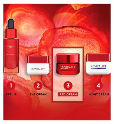 L'Oreal Paris Revitalift Energising Red Day Cream 50ml