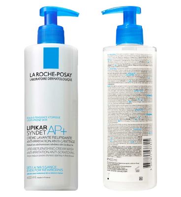 La Roche-Posay Lipikar Syndet AP+ Soothing Cream Wash For Eczema And Atopic Skin 400ml
