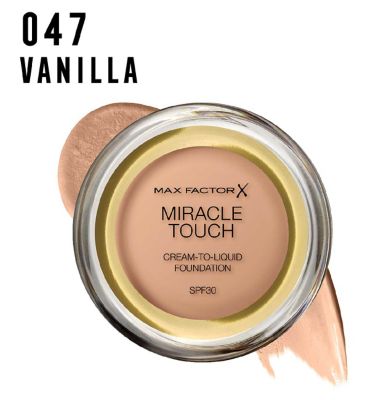 Max Factor Miracle Touch Foundation SPF30 with Hyaluronic Acid