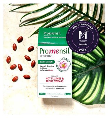 Promensil Menopause Starter Double Strength Red Clover Isoflavones - 60 Tablets