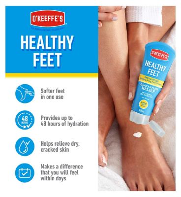 O’Keeffe's Healthy Feet Exfoliating Moisturising Foot Cream - 85ml
