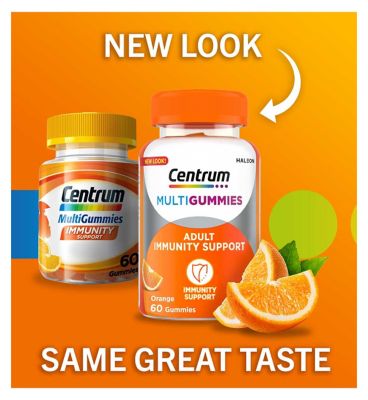 Centrum MultiGummies Immunity Support Orange - 60 Gummies