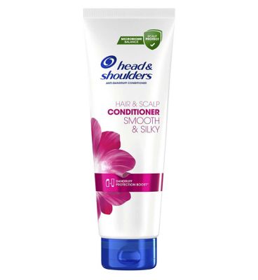 Head & Shoulders Smooth & Silky Anti-Dandruff Scalp & Hair Conditioner, Dandruff Protection Boost