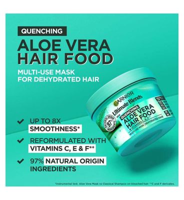 Garnier Ultimate Blends Hair Food Aloe Vera 3-in-1 Normal Hair Mask Treatment 400ml
