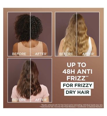 Garnier Ultimate Blends Hair Food Coconut Oil 3-in-1 Hair Mask Treatment for Frizz-prone Hair 400ml