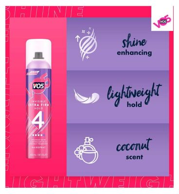 VO5 Extra Firm Hold Hairspray 400ml