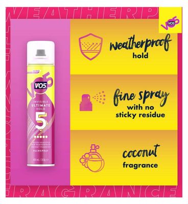 VO5 Ultimate Hold Hairspray 400ml
