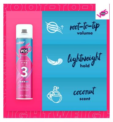 VO5 Firm Hold Hairspray 400ml