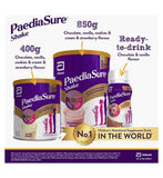 PaediaSure Shake, 4 x 200ml, Chocolate Ready to Drink Nutritional Supplement for Kids