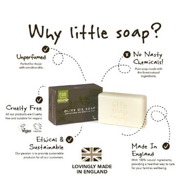 Little Soap Company Mediterranean Bar Soap Olive Oil 100g