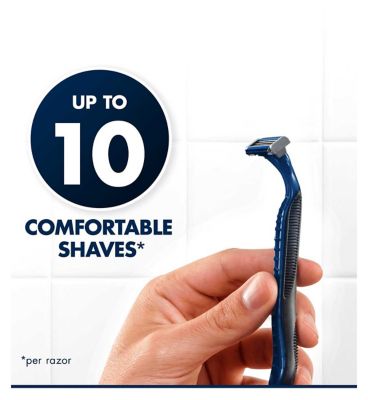 Gillette Blue3 Men's Disposable Razors x4