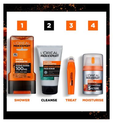 L'Oreal Men Expert Hydra Energetic Deep Exfoliating Face Scrub 100ml