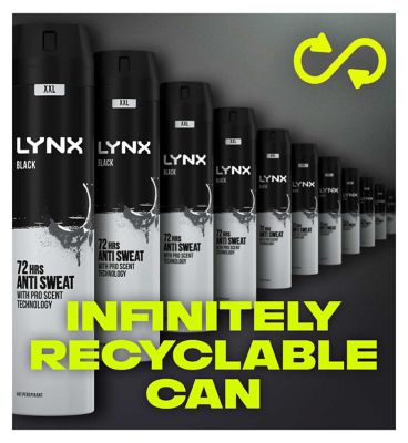 Lynx Black Antiperspirant 250ml