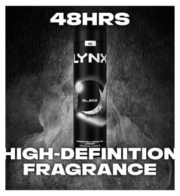 Lynx Black Deodorant Body Spray 250ml