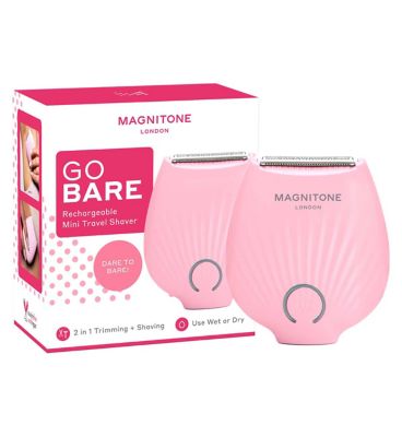 Magnitone GoBare! Rechargeable Mini Lady Shaver - Pink