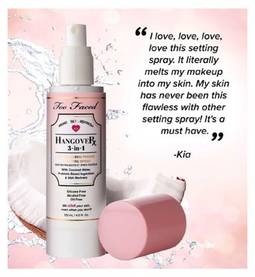 Too Faced Hangover 3-in-1 Primer Setting Spray 120ml