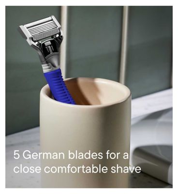 Harry’s Men’s 5 Blade Razor, Indigo Blue